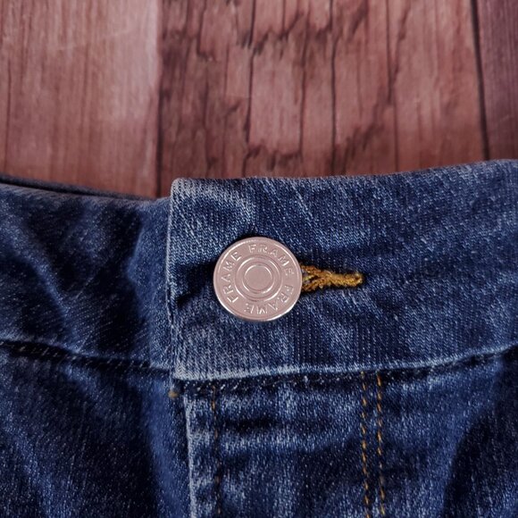 Frame Womens Size 31X33 Le Mini Boot Somerland Denim Jeans - Picture 9 of 15